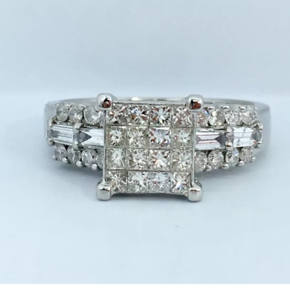 0.60 carat 14k white gold diamond ring